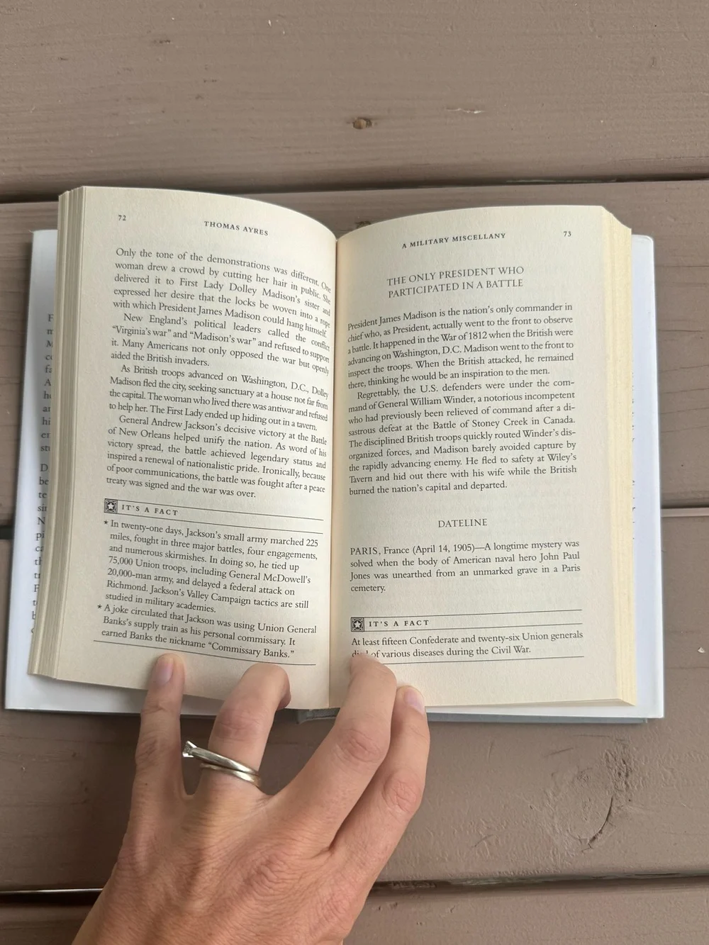 A Military Miscellany by Thomas Ayres - hardcover